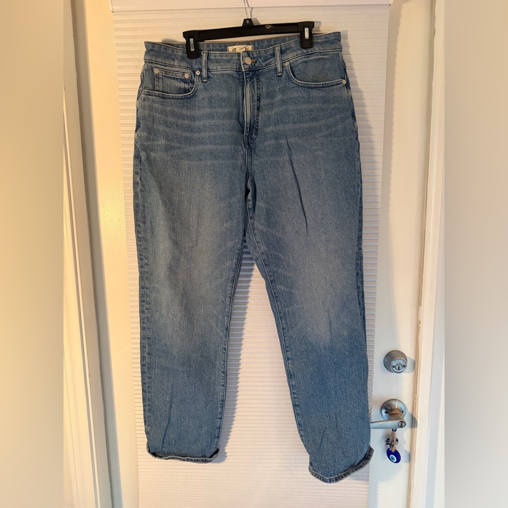 Madewell curvy 90s straight Jean